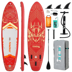 Pripučiama irklentė 350 cm, raudona. SUPX108