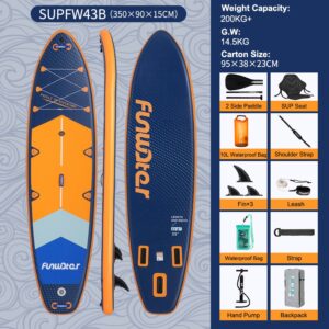 Inflatable Paddle Board 350cm – Full Set for Beginners