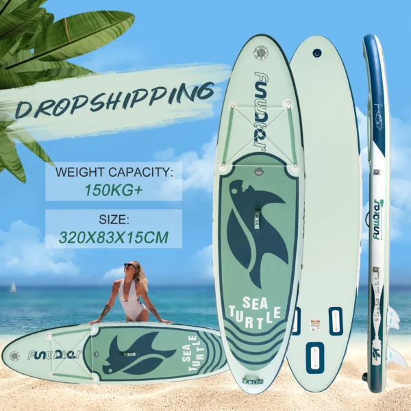 Pripučiama irklentė 320 cm, delfinas. SUPX117