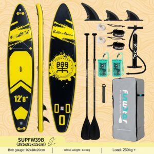 Pripučiama irklentė 385 cm, juoda. SUPX111