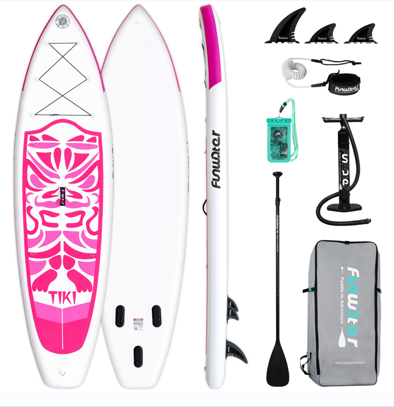 Pripučiama irklentė 320 cm, rožinė. SUPX116