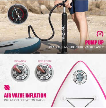 Pripučiama irklentė 320 cm, rožinė. SUPX116 - Image 6